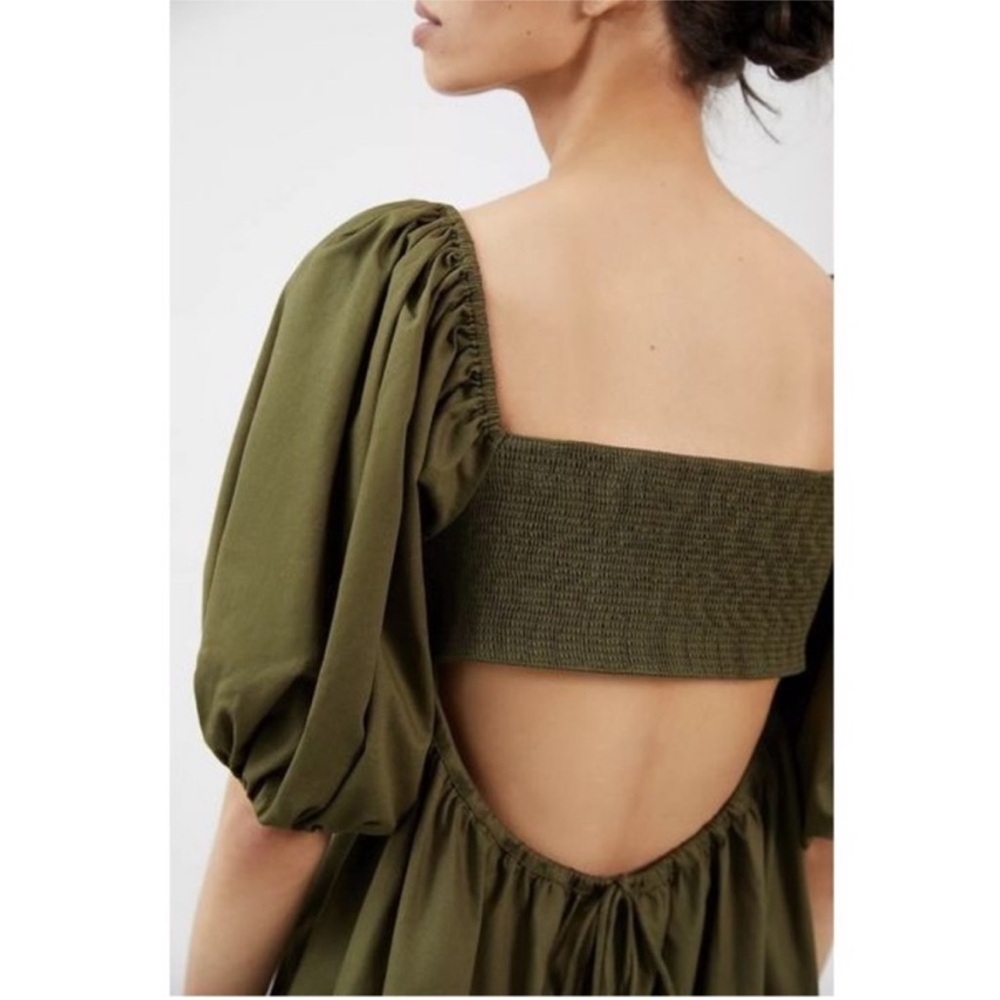 Sachin + Babi Green Babydoll Dress - Picture 2 of 7